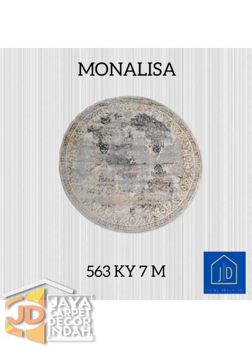 Permadani Monalisa Bulat 563 KY 7 M  Ukuran 120 cm x 120 cm, 160 cm x 160 cm